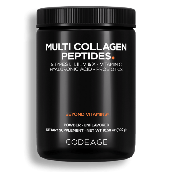 Multi Collagen Peptides Powder + Probiotics Black Edition