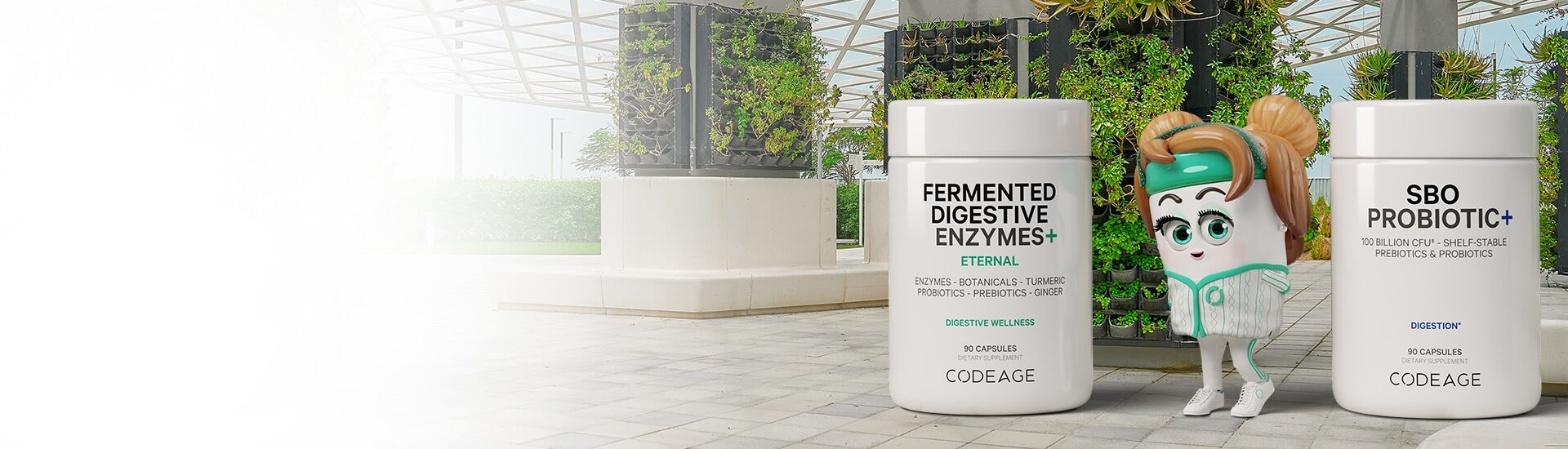 Codeage Probiotics Prebiotics Akkermansia Digestion and Gut Collection