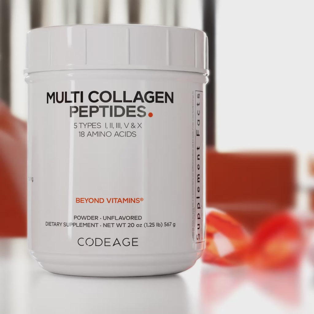 Codeage Multi Collagen Peptides Powder Supplement