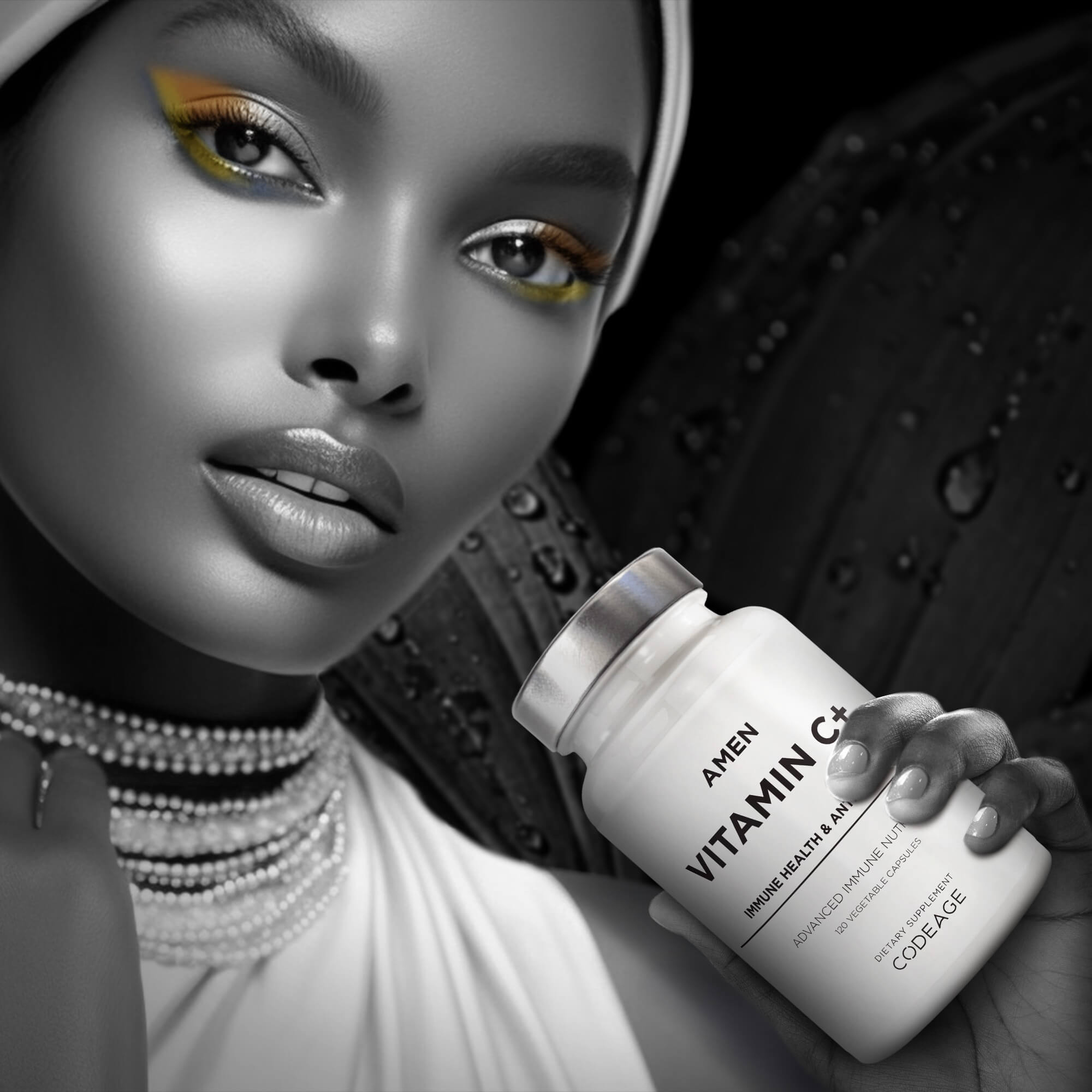 Amen Vitamin C supplement antioxidant women portrait c the difference