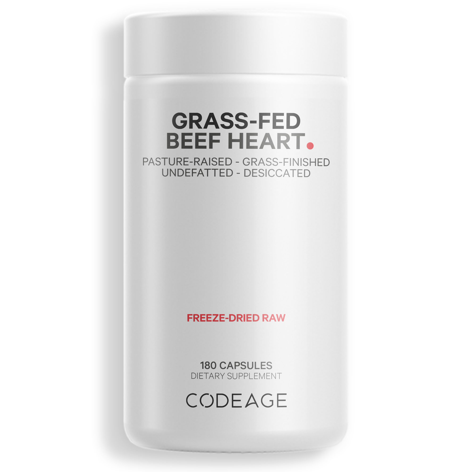 Codeage Grass Fed Pasture Raised Beef Heart Supplement Glandular Extracts Superfood