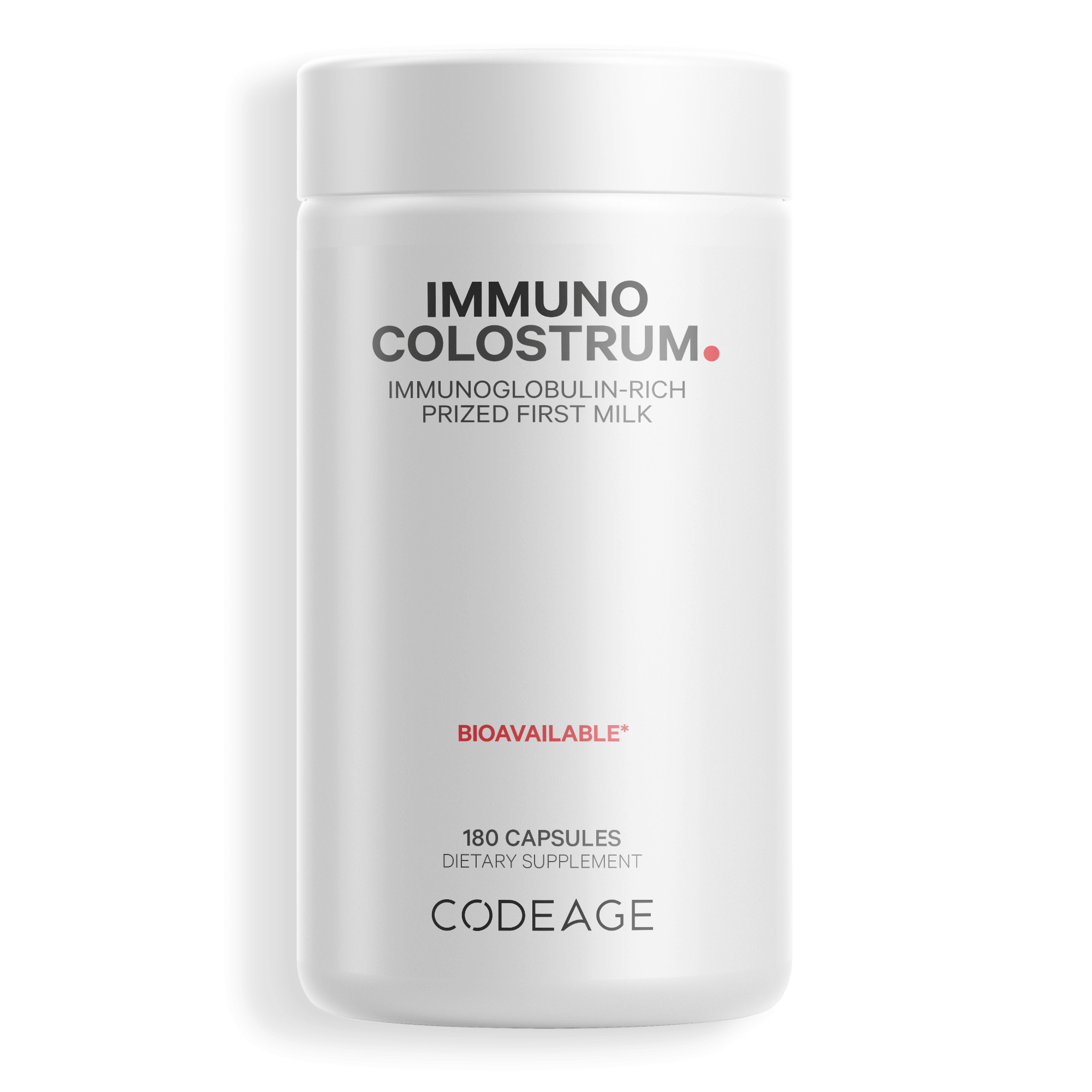 Codeage Colostrum Supplement Made From Grass-fed Bovine, Offering 3000mg of Immunoglobulin-rich Colostrum