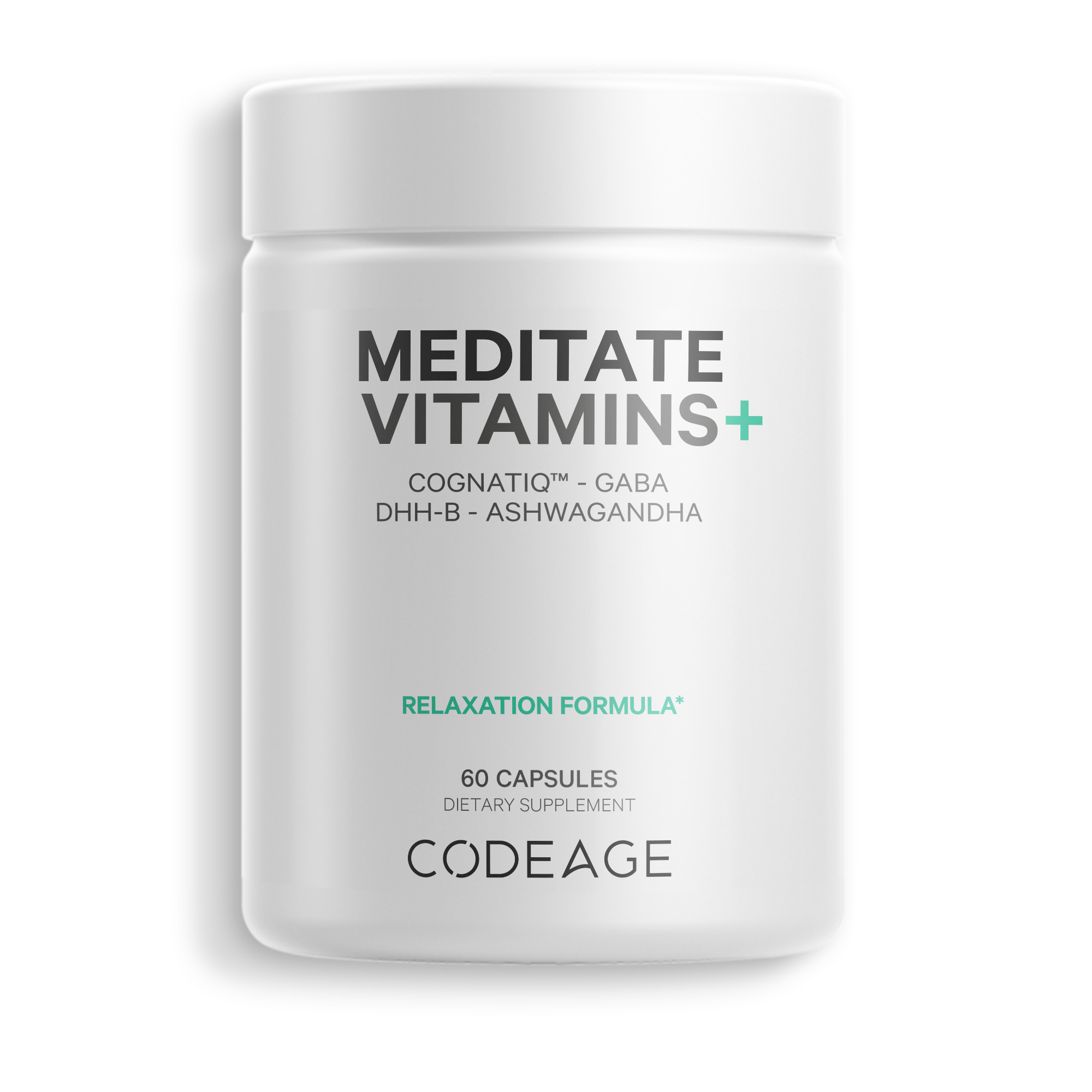 Codeage Meditation Stress Relief Supplement Nutrition Vitamins Ingredients Capsules Anxiety