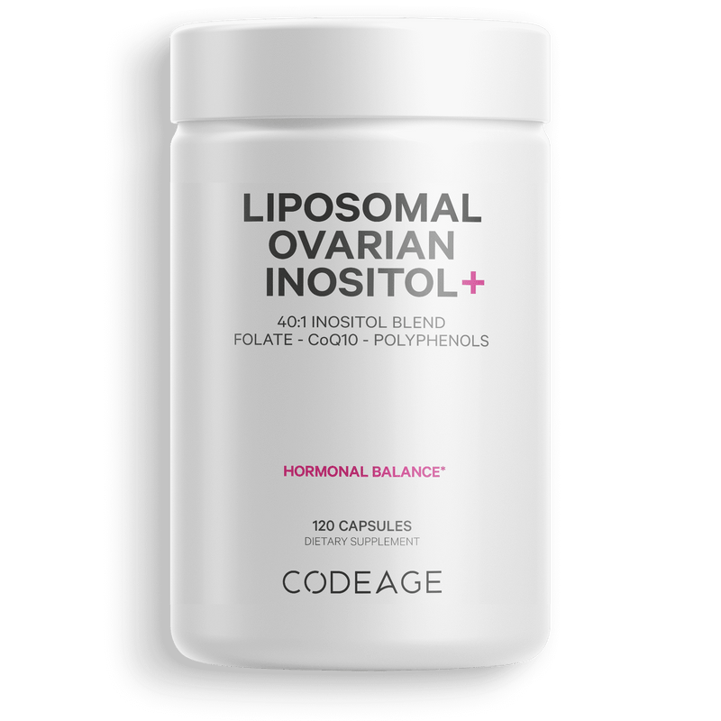 Codeage Liposomal Inositol Myo Inositol 5-MTH Hormonal Balance Fertility women supplement